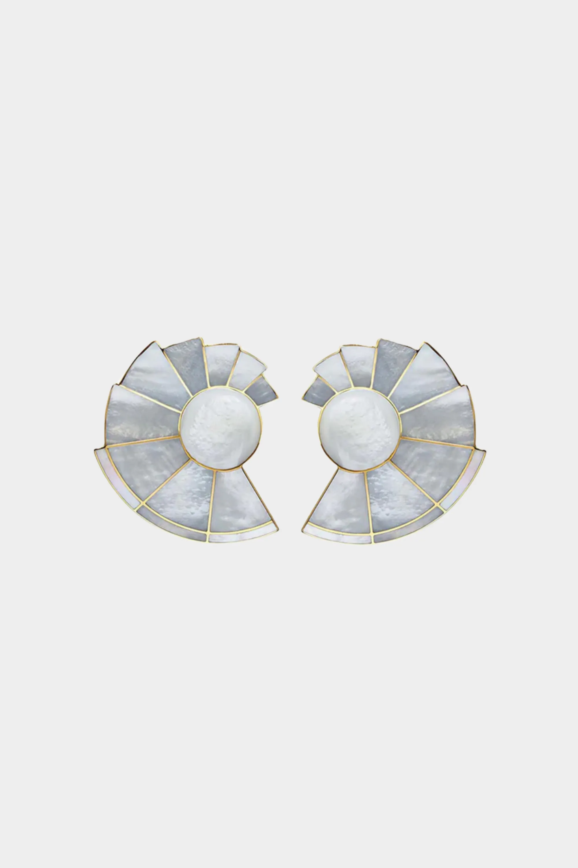 Nautilus Ear Fans, Mother of Pearl