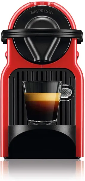 Nespresso Inissia Coffee Capsule Machine, Red