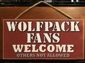 North Carolina State University Fans Sign