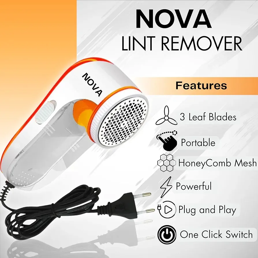 Nova Lint Remover for Clothes | Portable Fabric Shaver