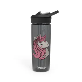 Pink Hair Unicorn Head CamelBak Eddy®  Water Bottle, 20oz\25oz