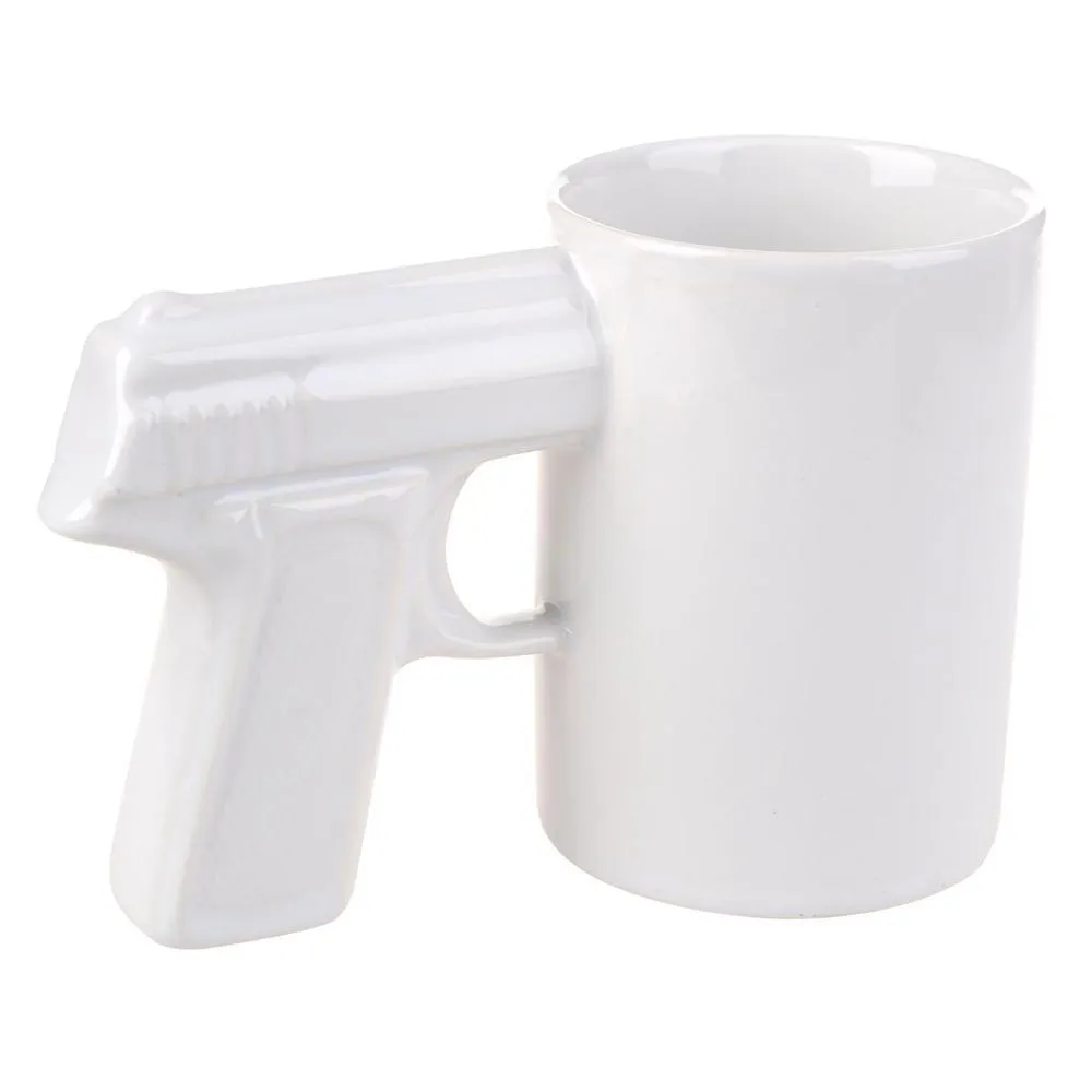 Pistol Grip Coffee Cups And Mugs Funny Gun Mug Milk Tea Cup Creative Office Ceramic Coffee Mug Drinkware