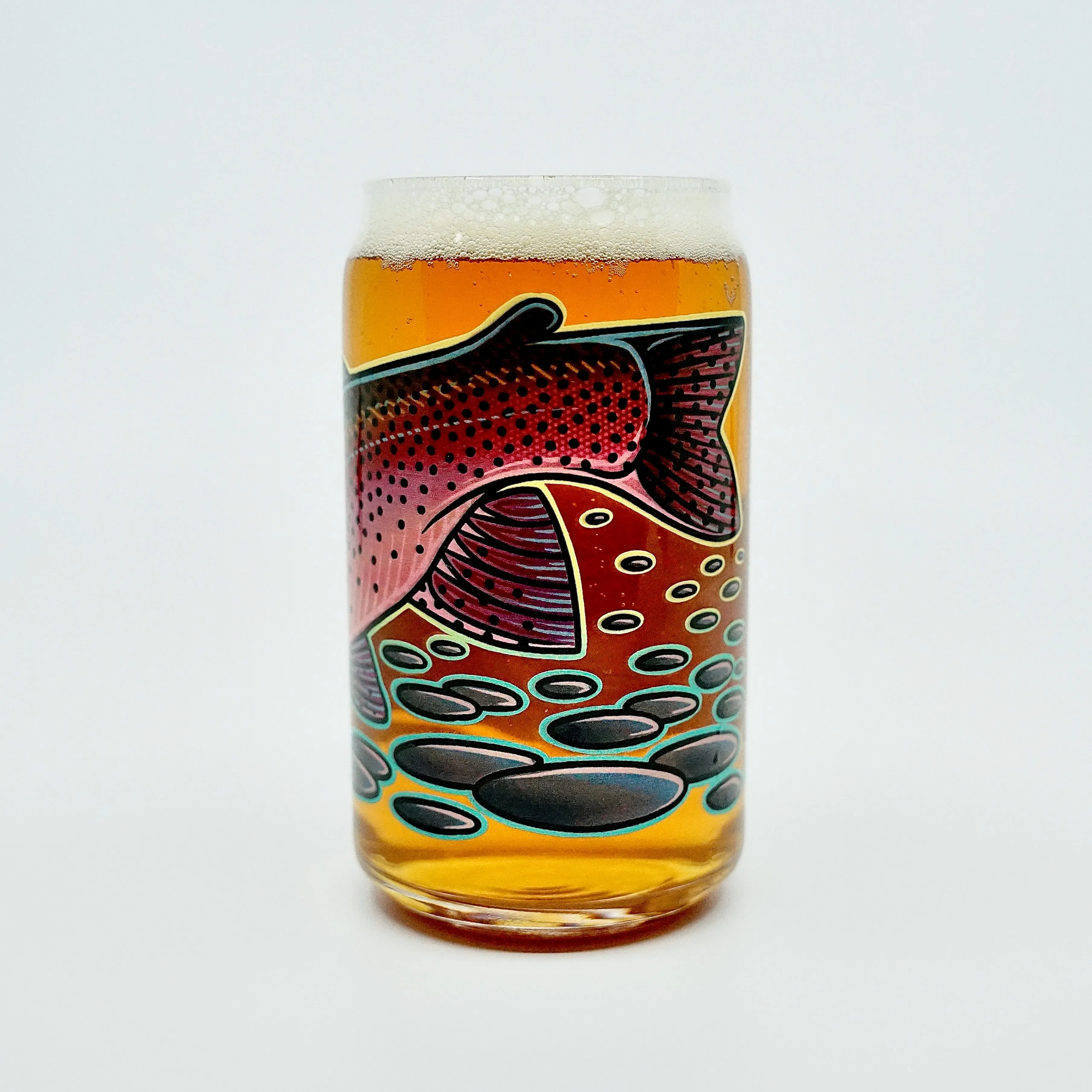 Rainbow Trout Beer Glass