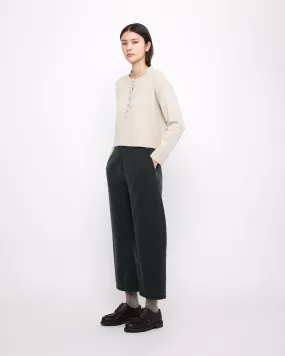 Relaxed Cropped Pull-Over - FW24 - Dove