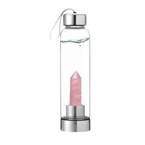 Rose Quartz Water Bottle