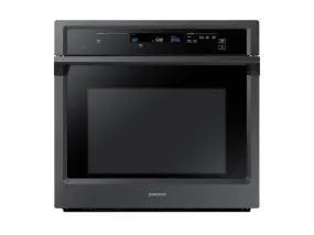 Samsung NV51K6650SG 30" Smart Single Electric Wall Oven with Steam Cook in Black Stainless Steel