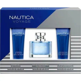 Set 3 Piezas Nautica Voyage Para Hombre De Nautica EDT 30ml