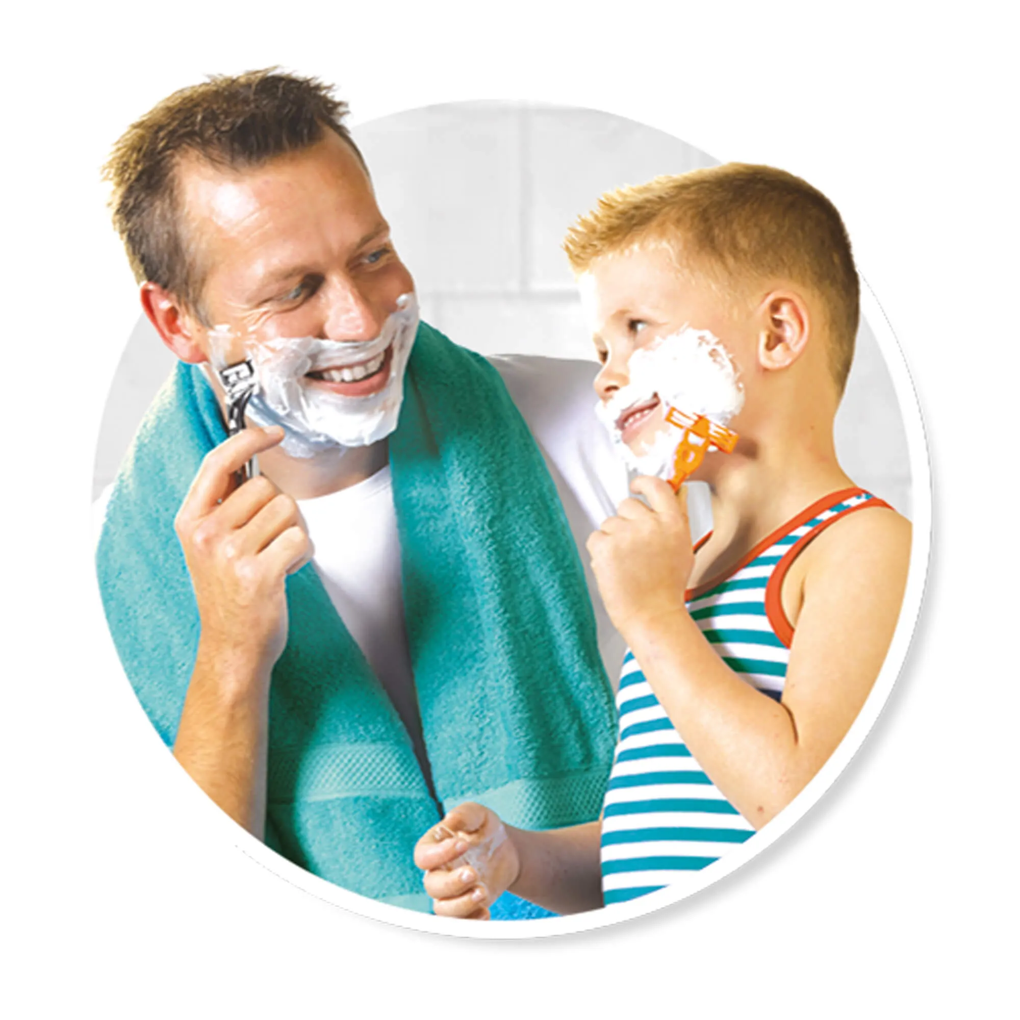 Shaving with Foam Imaginative Play