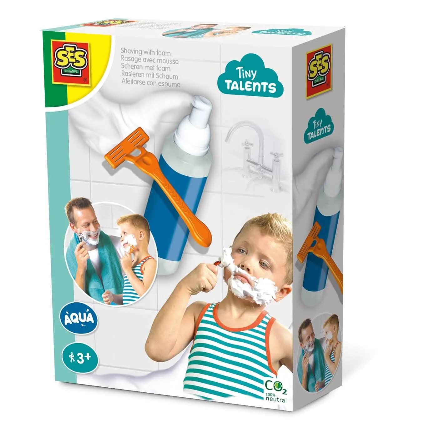 Shaving with Foam Imaginative Play