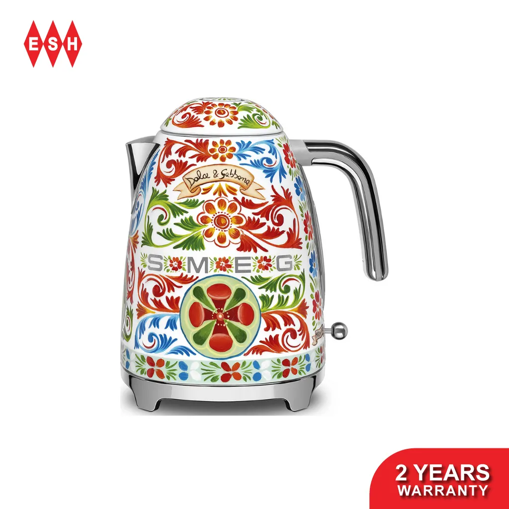 SMEG KLF03DGUK 1.7L Dolce & Gabbana x SMEG Sicily Is My Love Electric Kettle