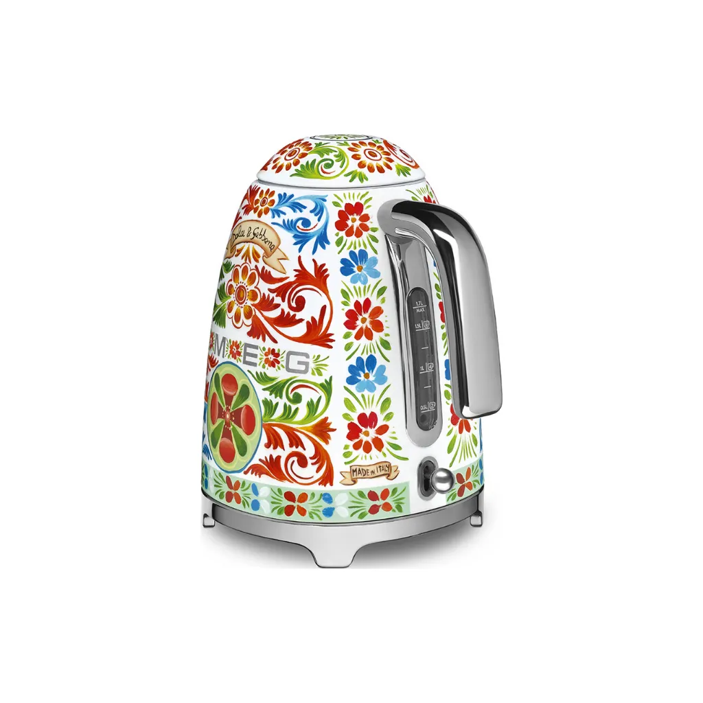 SMEG KLF03DGUK 1.7L Dolce & Gabbana x SMEG Sicily Is My Love Electric Kettle