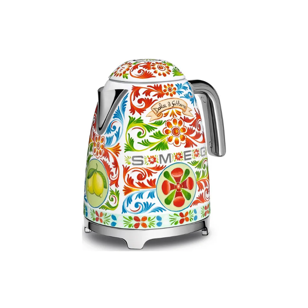 SMEG KLF03DGUK 1.7L Dolce & Gabbana x SMEG Sicily Is My Love Electric Kettle