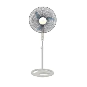 Sona Stand Fan 18 Black 3 Speed, White