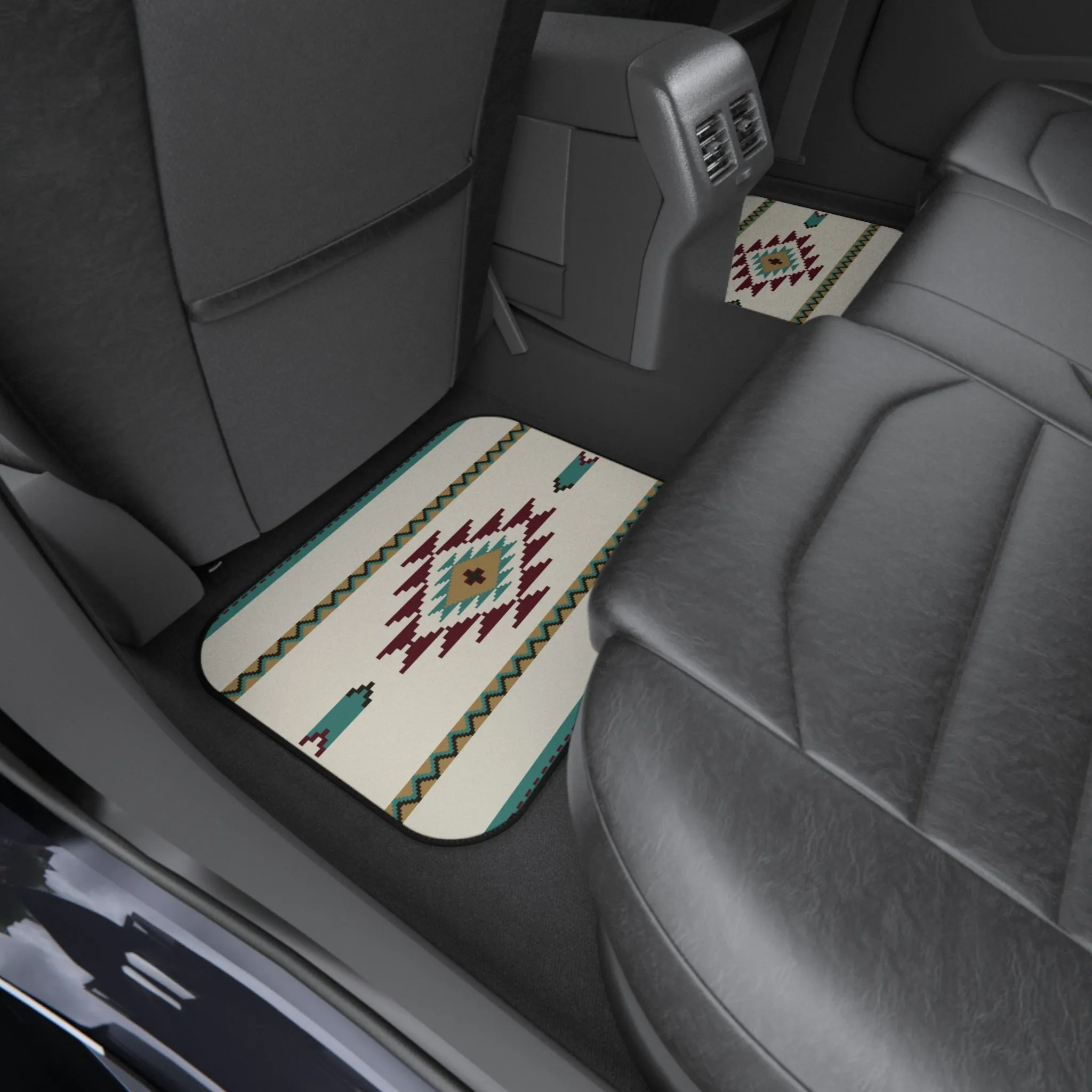 Southwestern Car Mats for SUV or Car Desert Dreamscape Print Aztec Car Mats