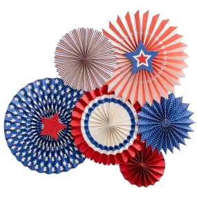 SSP801 - Stars and Stripes Party Fans