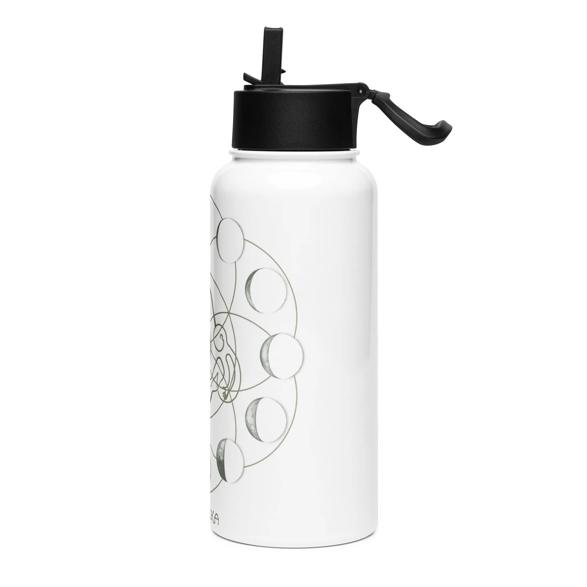 Stainless steel water bottle - Moon Time