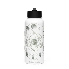 Stainless steel water bottle - Moon Time