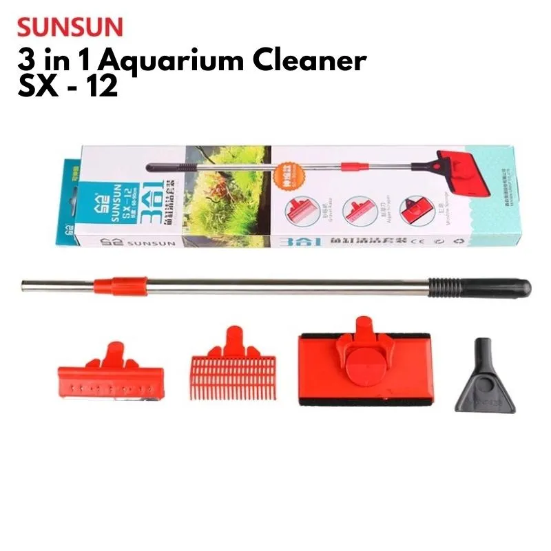 SUNSUN SX-12 3-IN-1 Aquarium Cleaner