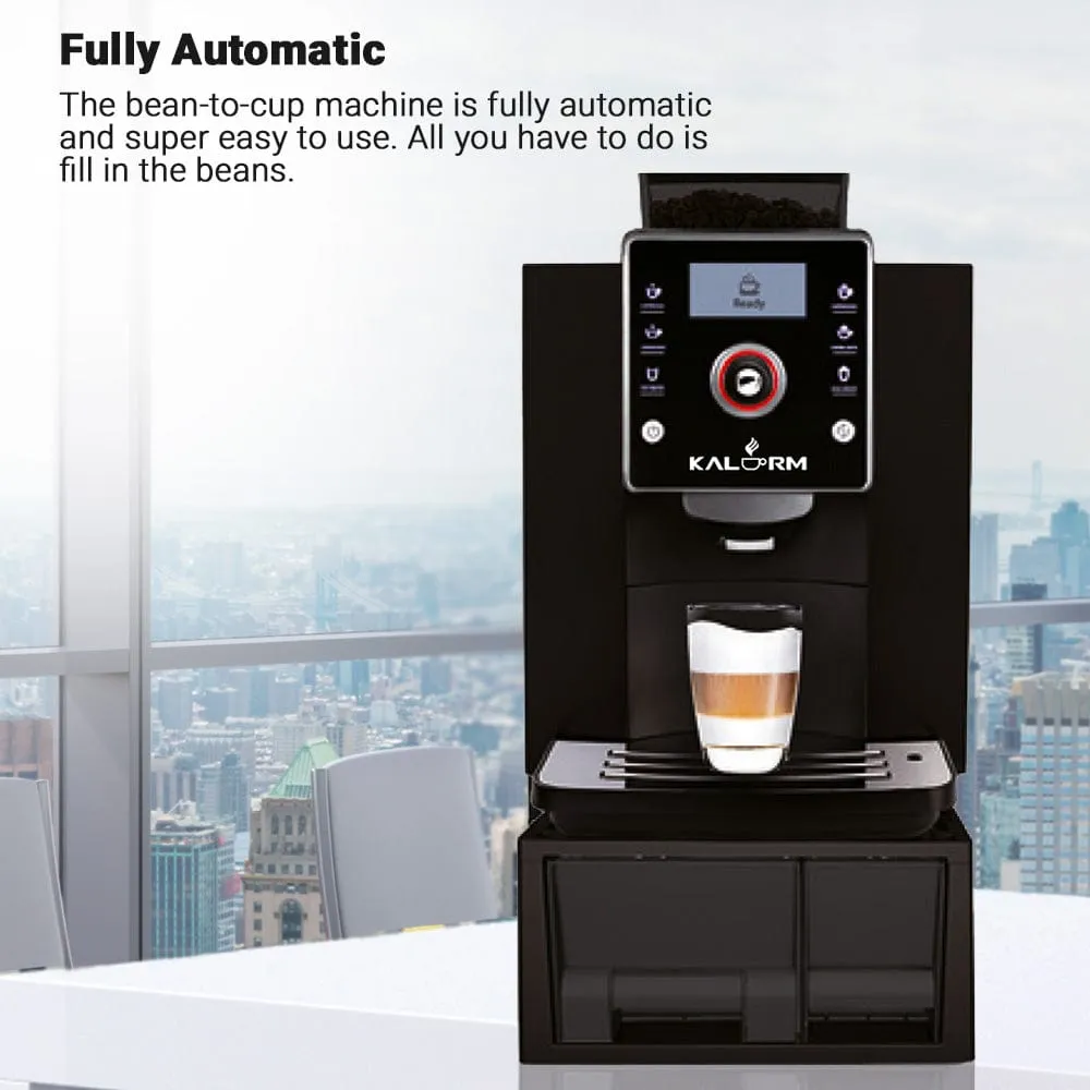 The Kalerm KLM 2601 PRO | Fully Automatic Coffee Machine | Perfect Coffee Machine for office & Home