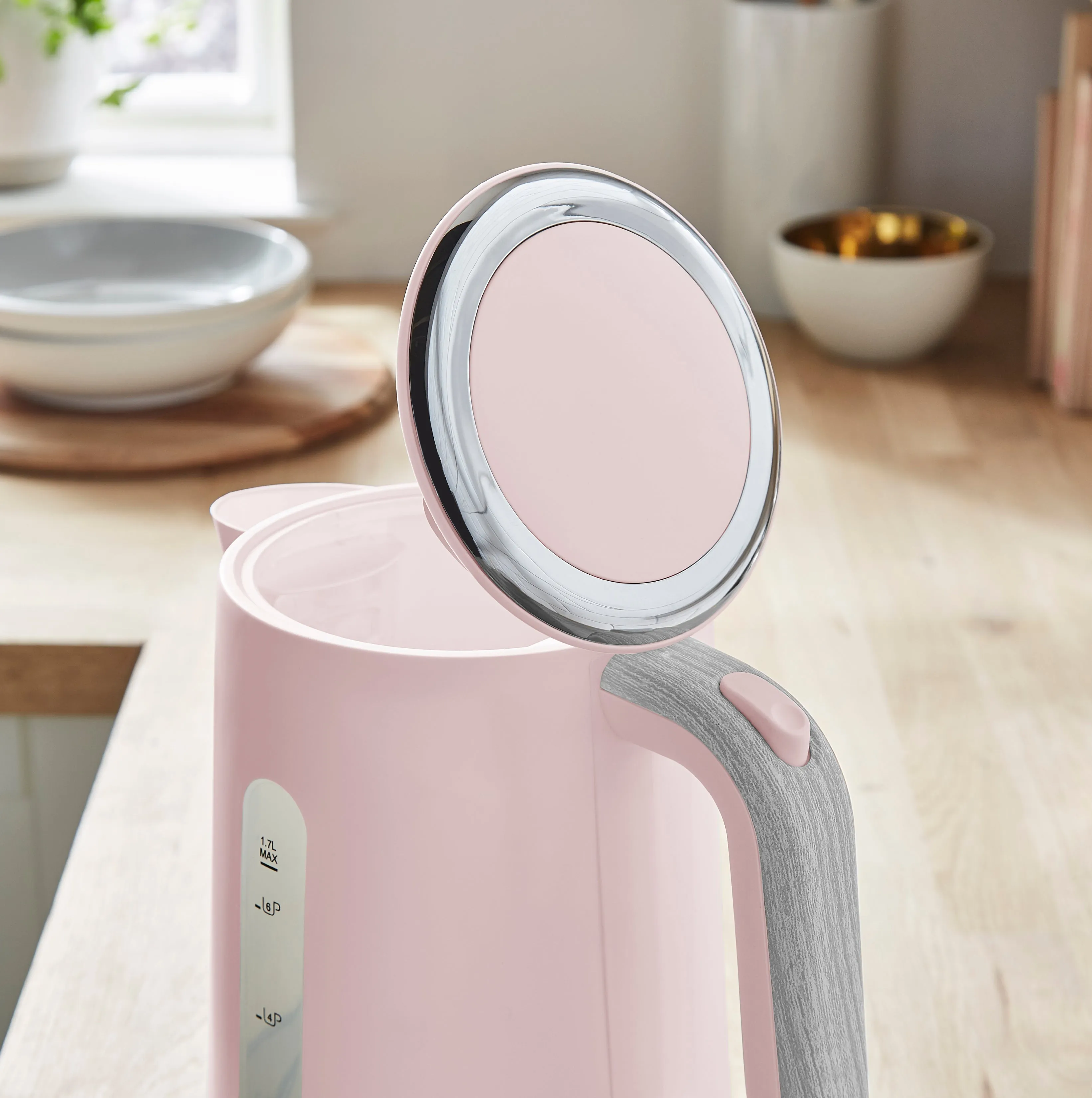 Tower Scandi 3KW 1.7L Rapid Boil Kettle - Pink