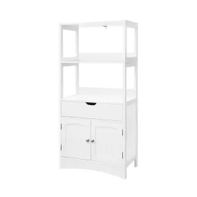 Upper Shelves Bathroom Cabinet