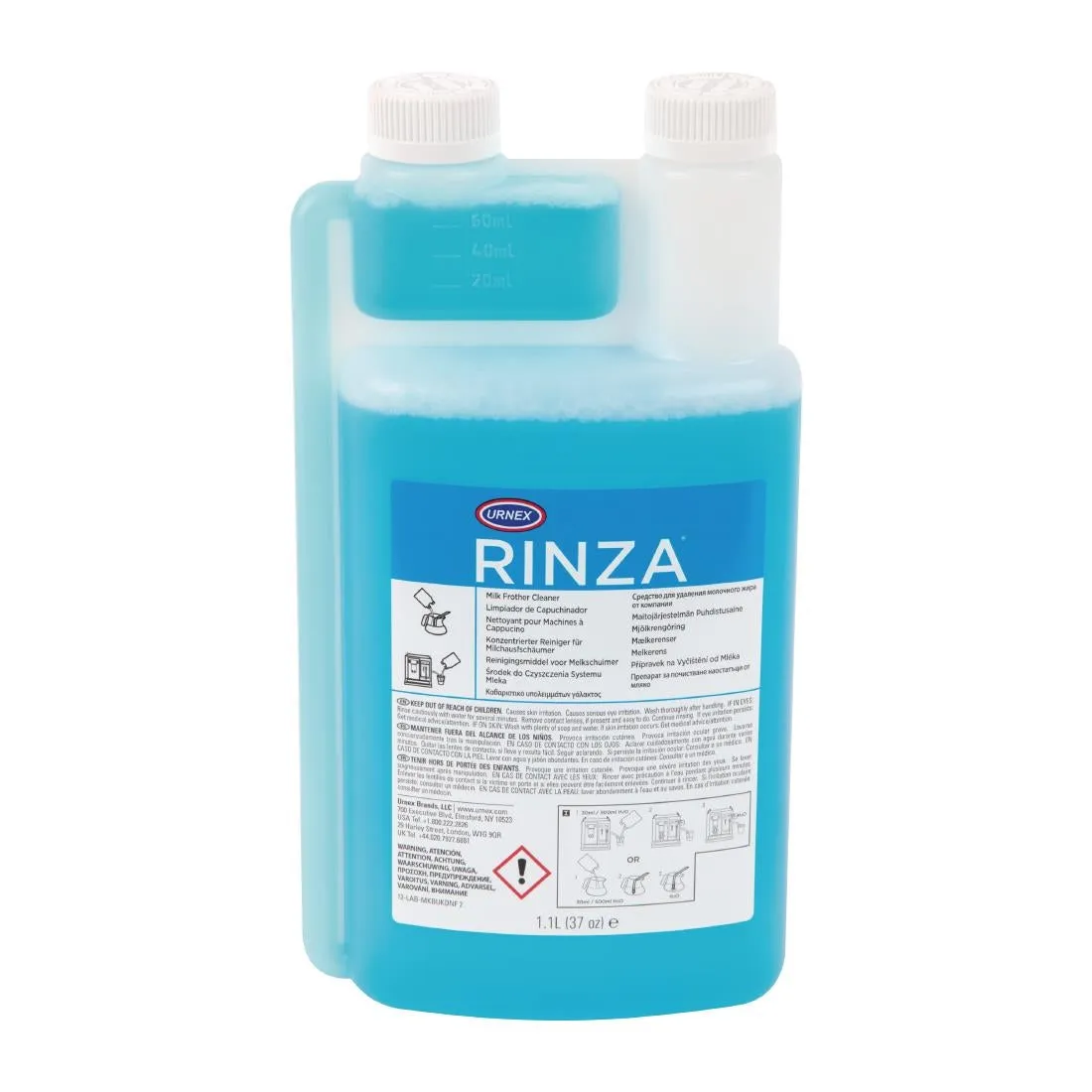 Urnex Rinza Alkaline Milk Frother Cleaner Concentrate 1.1Ltr - GG952