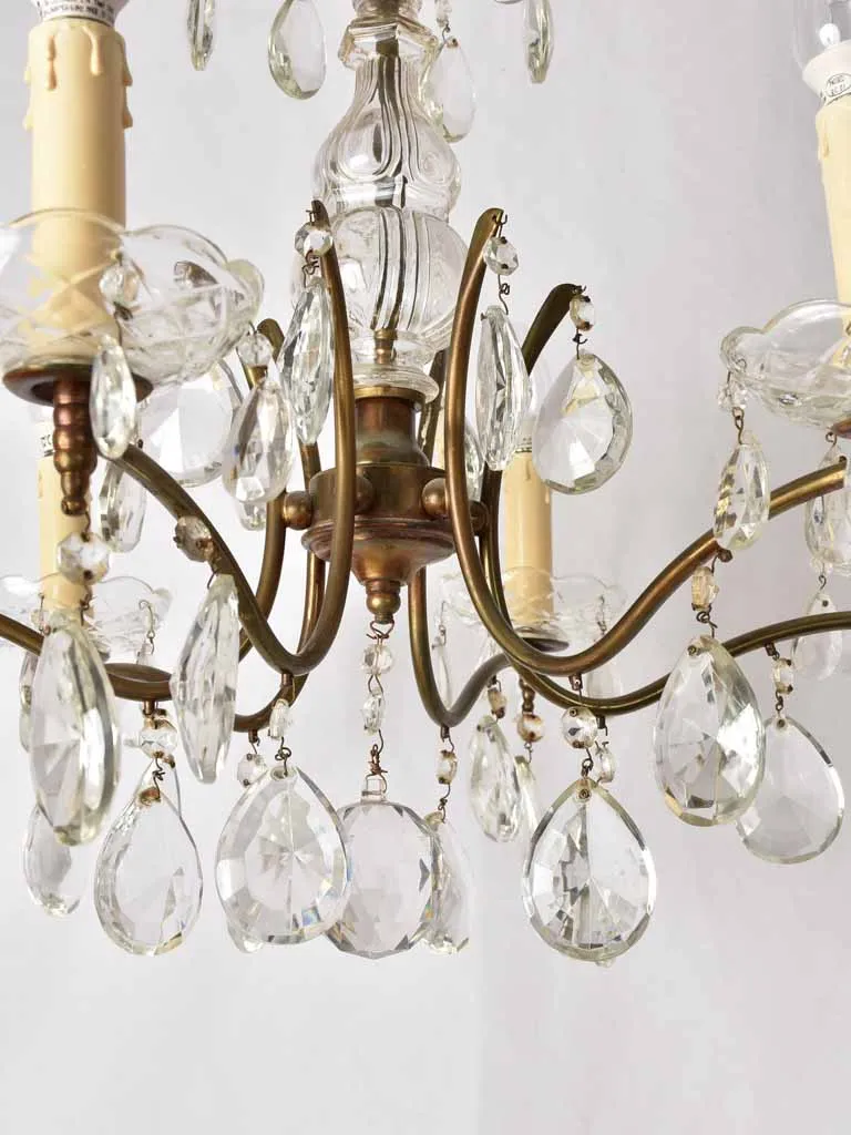 Vintage French chandelier - 6 lights - 20¾"