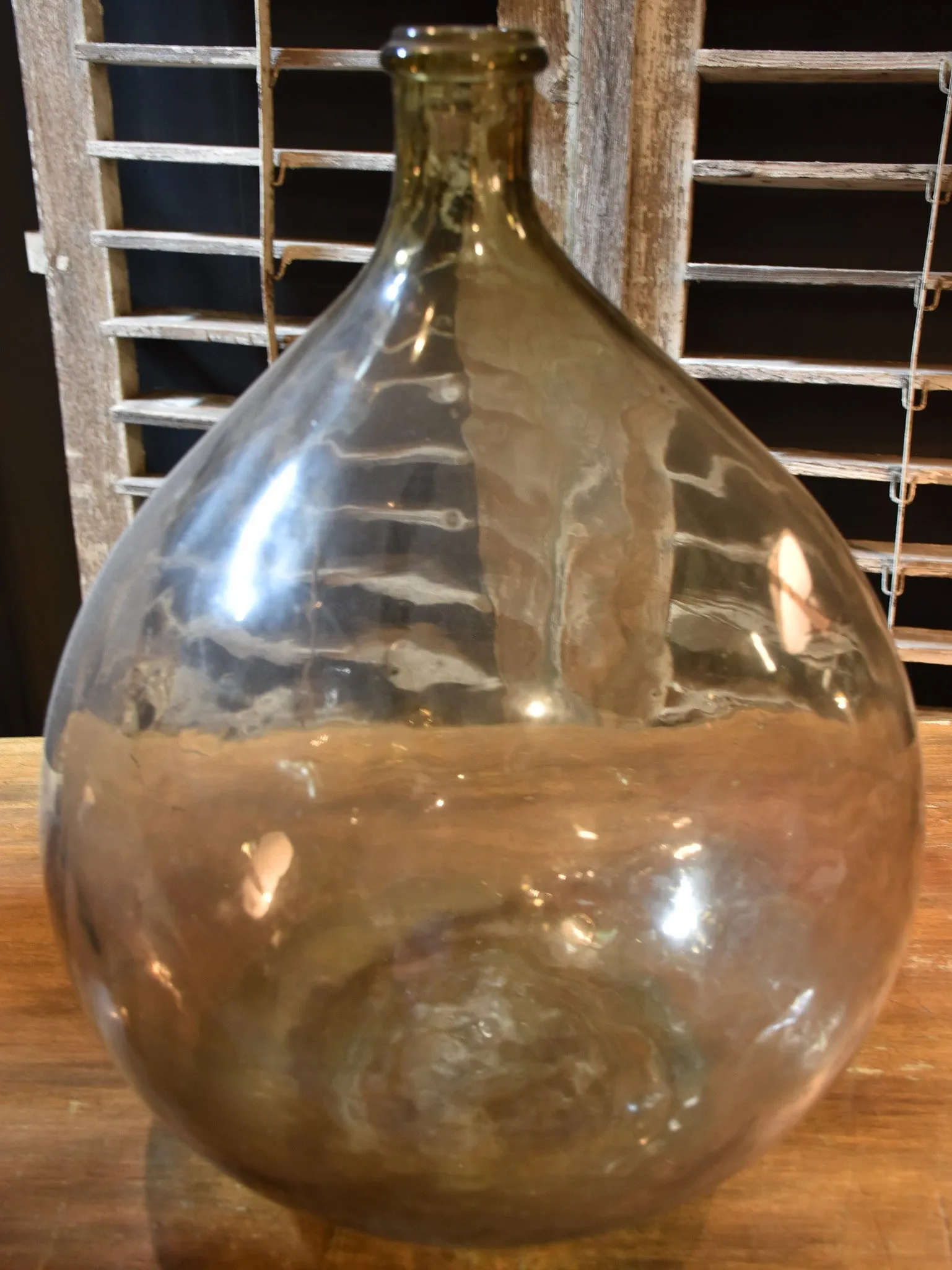 Vintage French demijohn bottle 19½”