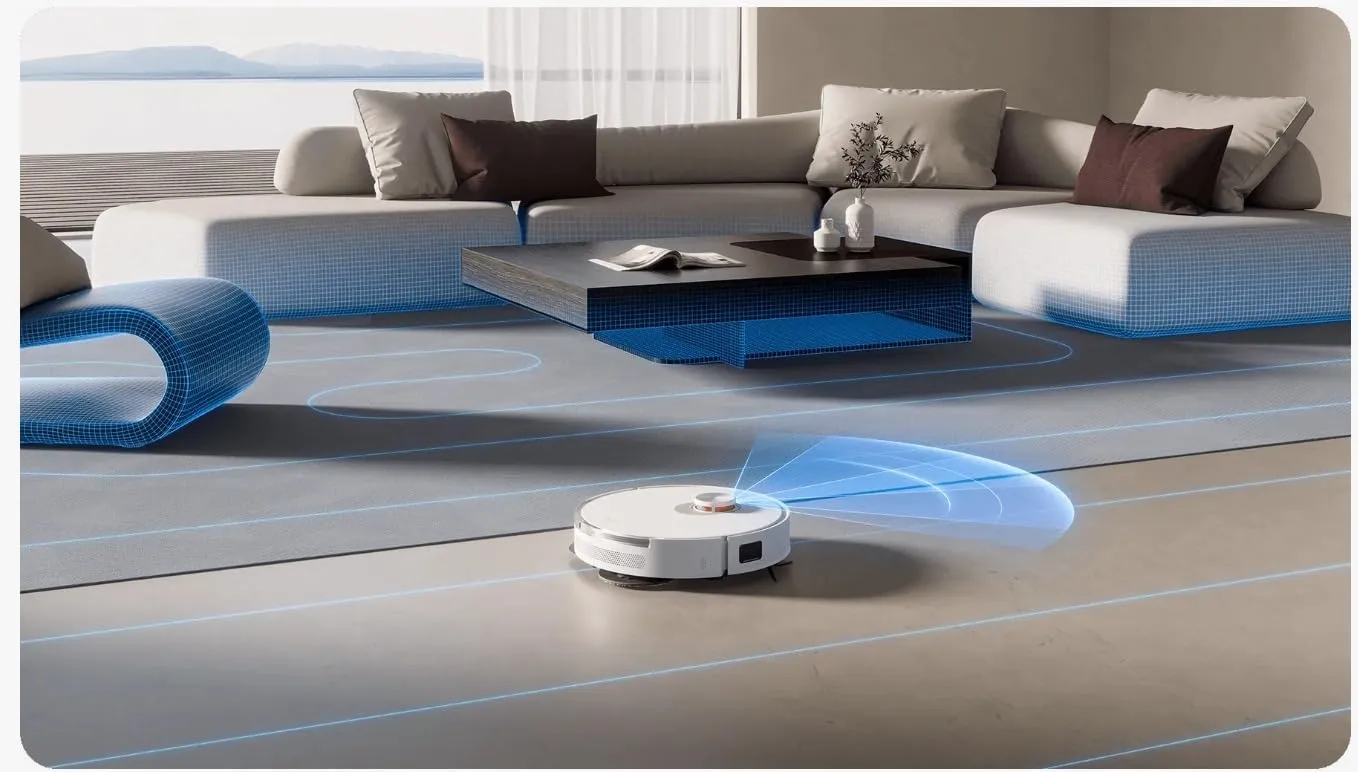 Xiaomi Robot Vacuum S20 , 3 Functions, 3 Lit, 6000Pa, 2000 Watts, white