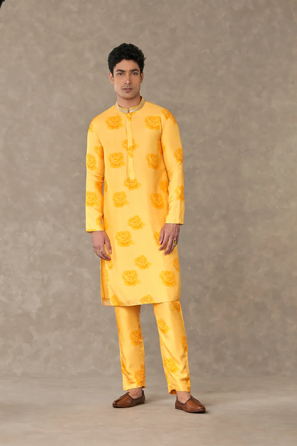 Yellow Gulaab Kurta Sets