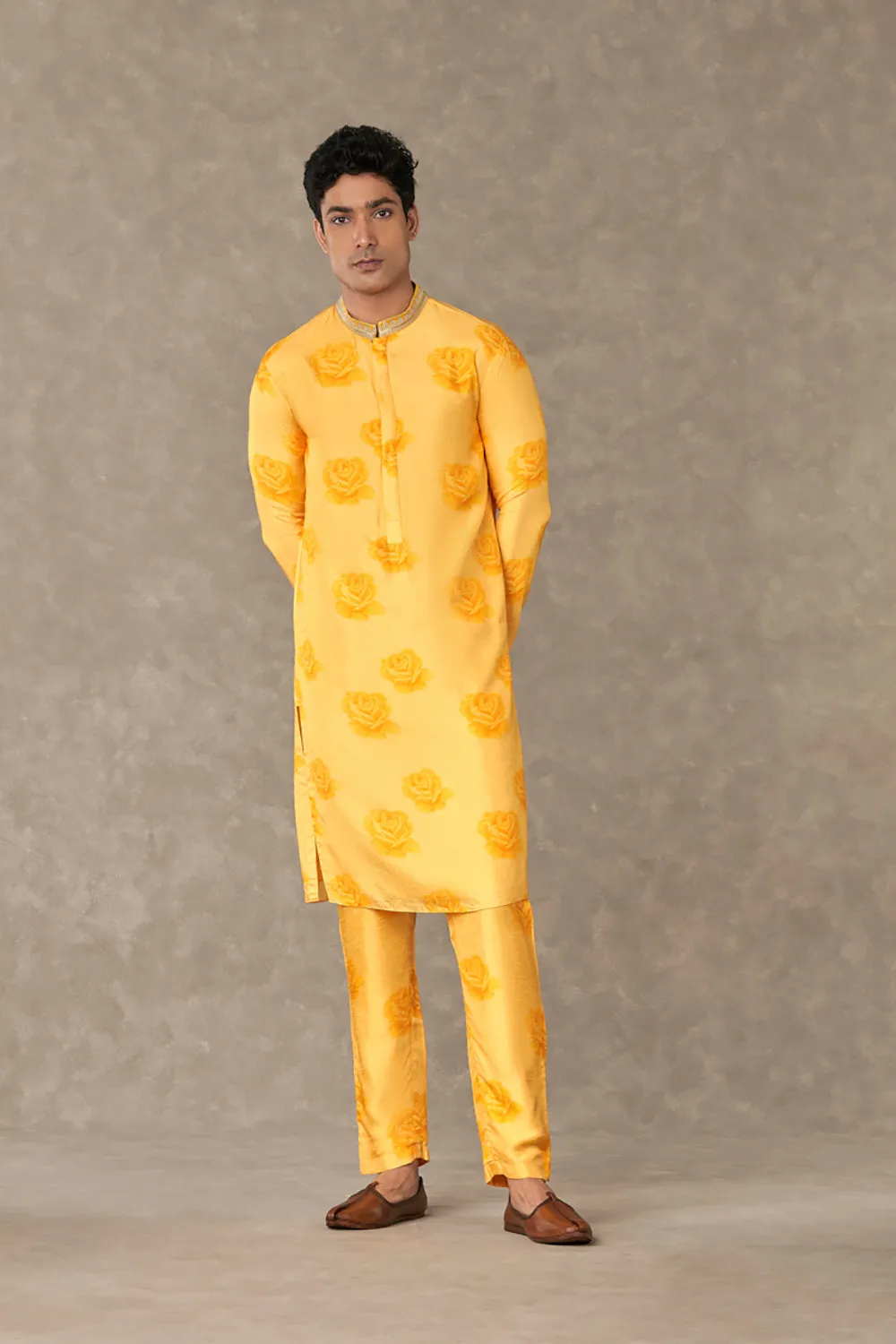 Yellow Gulaab Kurta Sets